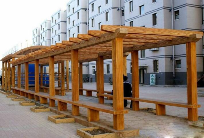 专业仿木花架公司