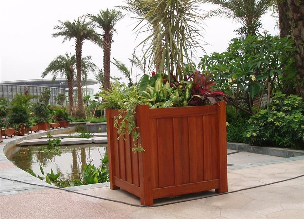 仿木花箱