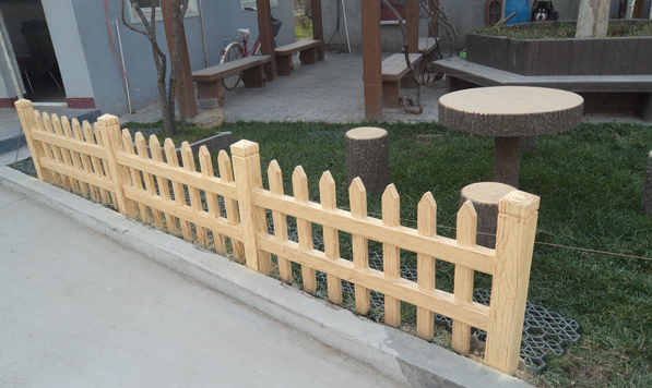 仿木栏栅制作工艺