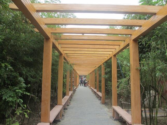 重庆仿木花架厂家