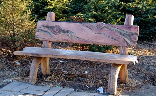 重庆仿木休闲椅实用与美观兼具